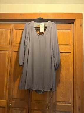 Grace Lavender Mini Dress with Long Sleeves